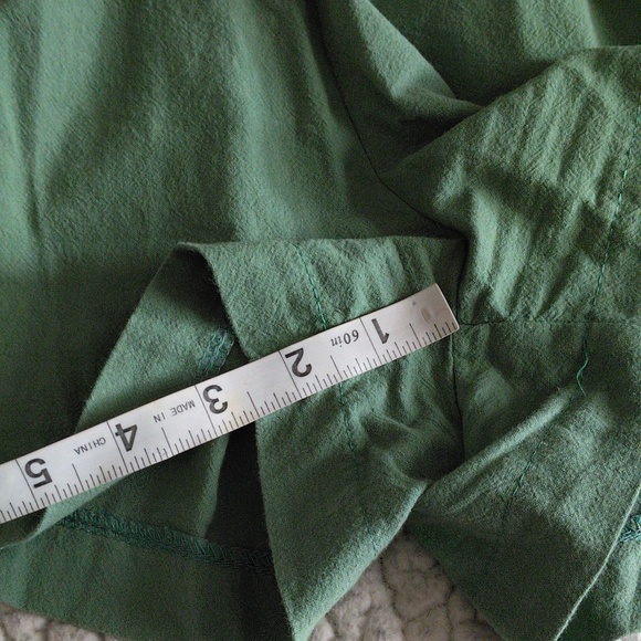 Kendall Lane XS Green High Waist Shorts With Pockets - Picture 6 of 11
